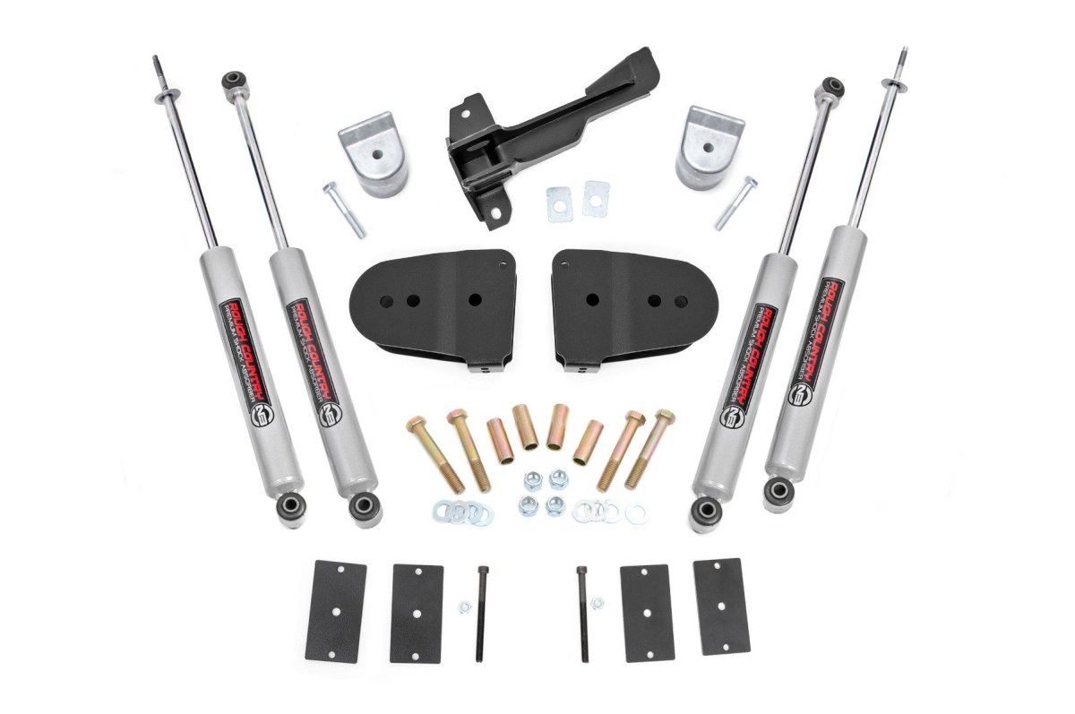 Ford F-250 Super Duty Suspension Lift Kit - Rough Country - 3 Inch, Tremor, N3 - 2023+